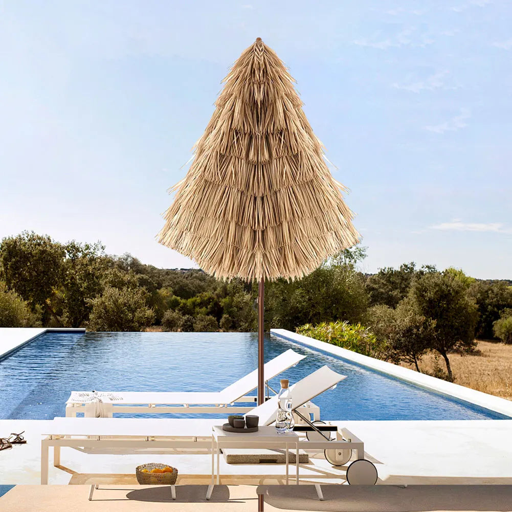Tropical Thatched Patio Umbrella