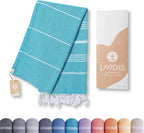 Turkish Beach Towel 39 X 71 Quick Dry Sand Free Lightweight Large Oversized Beach Towel Turkish Towels for Camping Yoga Gym Pool Travel - Turqouise