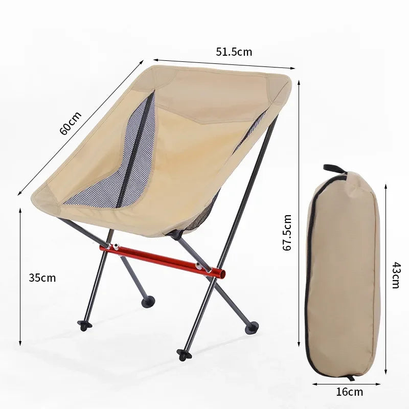 Portable Foldable Moon Camping Chair