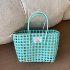 Candy Woven Beach Tote