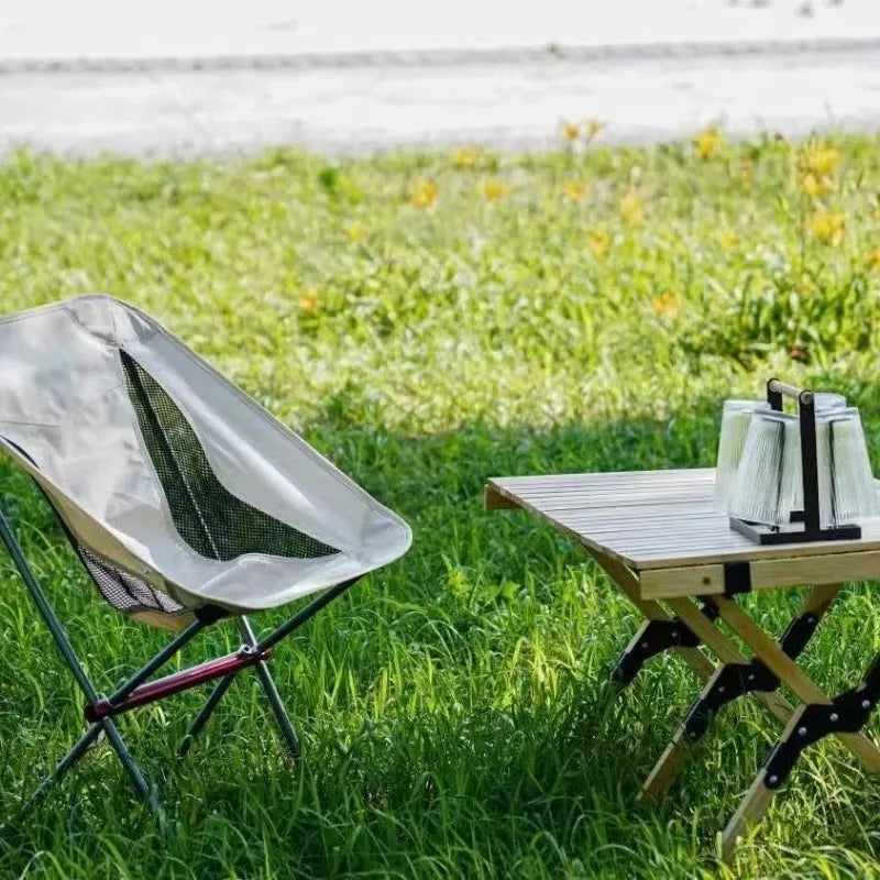 Portable Foldable Moon Camping Chair