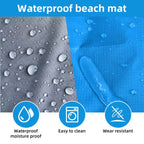 Waterproof Beach Mat Extra Large Outdoor Camping Mat Blanket Folding Sand Free Pocket Mattress Portable Lightweight Picnic Mats