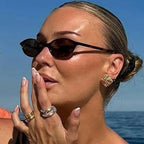 Retro Oval UV400 Sunglasses