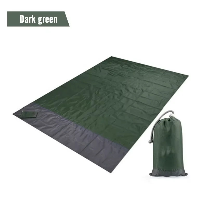 Waterproof Beach Mat Extra Large Outdoor Camping Mat Blanket Folding Sand Free Pocket Mattress Portable Lightweight Picnic Mats