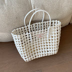 Candy Woven Beach Tote